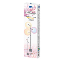 ULM-T641 3x2W-3000K CHROME MULTICOLOR Торшер напольный светодиодный, c регулировкой наклона, с линзами, Сменные светофильтры в-к, Механический выключатель, Металл, Хром