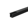 Профиль алюминиевый WOLTA WAP-S-11/9/2000-B встраиваемый черный, 11х9х2000 мм  для узкой ленты шириной 5мм - фото 1.