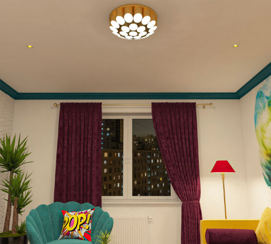 DK3061-WH+YE Встраиваемый светильник, IP 20, 10 Вт, GU5.3, LED, белый/желтый, пластик. Фото 4