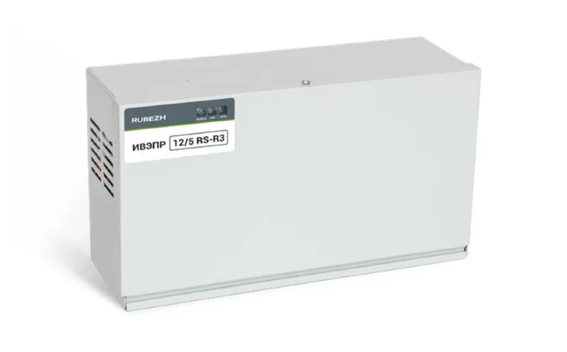 Источник вторичного электропитания резервированный адресный ИВЭПР 12/5 RS-R3 исп. 2х12 БР Рубеж Rbz-216605 - фото