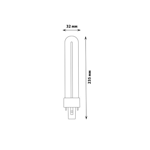 LED-PL-7W-4000K-G23-FR PLZ03WHЛампа светодиодная, Форма PL, матовая, Белый свет 4000K - фото 4