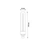 LED-PL-7W-4000K-G23-FR PLZ03WHЛампа светодиодная, Форма PL, матовая, Белый свет 4000K - фото 4