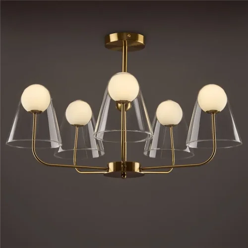 Подвесной светильник Freya FR5382PL-05BS (Латунь) - фото 7