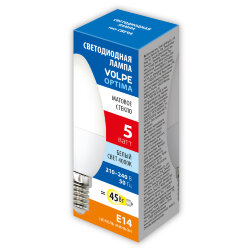 LED-C37-5W-4000K-E14-FR-SLS Лампа светодиодная, Форма свеча, матовая, Белый свет 4000K