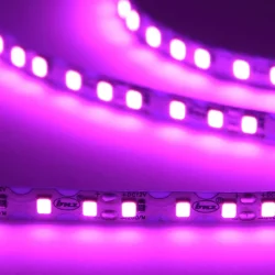 Светодиодная лента S-образная 2835, 120led/m, pink, 12V, IP20, BA7