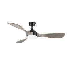 Потолочный светильник-вентилятор «СОНЕКС» 7702/24L, серия: STORM (крепление на планке) - DC мотор 35Вт, 6 скоростей, таймер на 1/4/8 часов, реверс