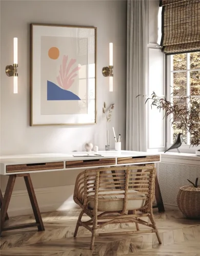 Настенный светильник (бра) Stelo 3000К 7Вт (Латунь) - фото 10