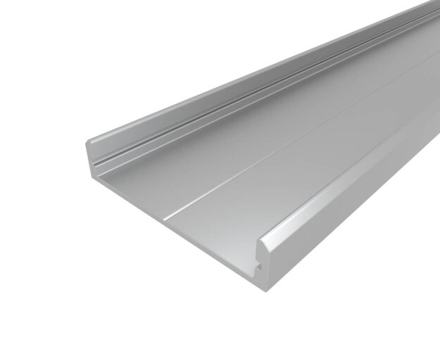Профиль накладной алюминиевый LC-LP-0733-2 Anod - фото