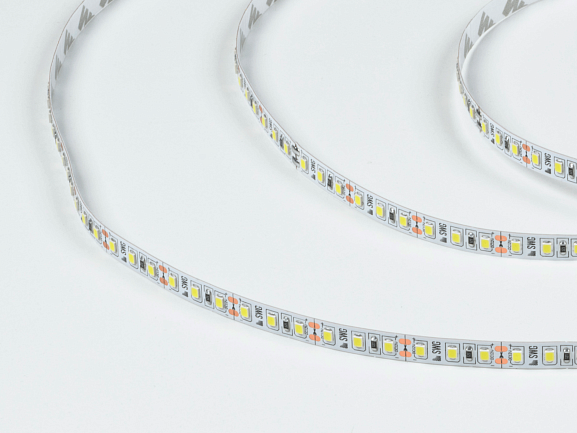 Светодиодная лента 2835, 120 LED/м, 9,6 Вт/м, 12В , IP20, 3M, Цвет: Холодный белый, SWG2120-12-9.6-W-M. Фото 2