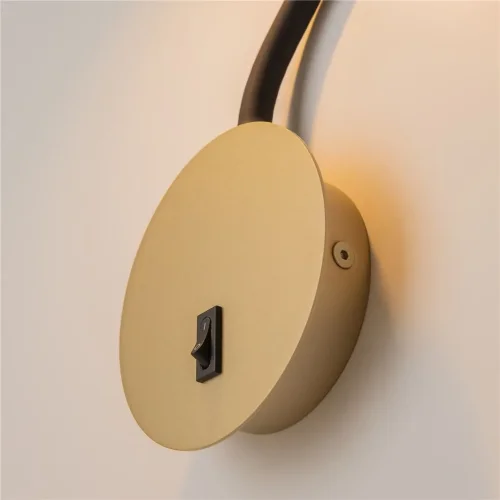 Настенный светильник (бра) Stem 3000К 3Вт IP 20 (Матовое Золото) - фото 14