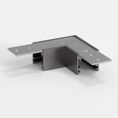 Titan Line Коннектор угловой для накладного шинопровода титан - Фото 3