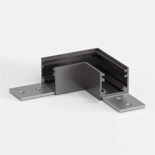 Titan Line Коннектор угловой для накладного шинопровода титан 85224/00 - фото 2