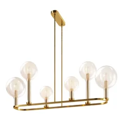 Подвесной светильник Status E14х6 (Латунь)