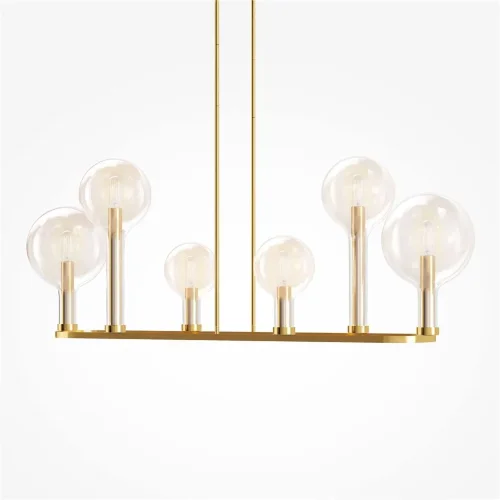 Подвесной светильник Status E14х6 (Латунь) - фото 4