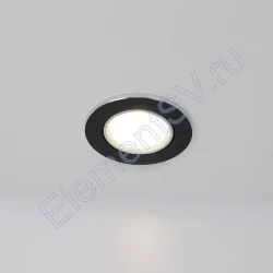 Светодиодный светильник встраиваемый 86 Nest Series Black Round (5W,Day White)