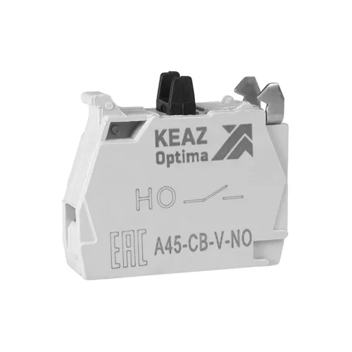 Блок контактный OptiSignal D22 A45-CB-V-NO 1НО винтовой зажим ZBE101 КЭАЗ 332200 - фото