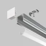 Алюминиевый профиль накладной 16x12 (Серебро, 2 м), ALM005S-2M (Серебро) ALM005S-2M - фото 8
