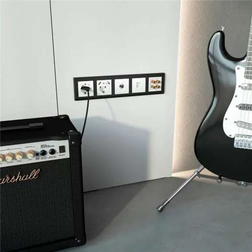 ТВ-розетка оконечная (Hammer белый) W1283001 - фото 3