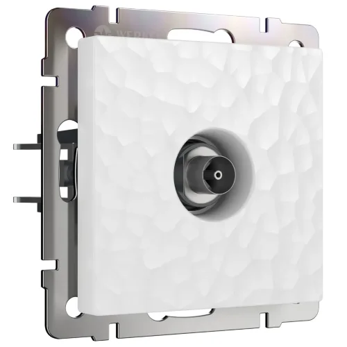 ТВ-розетка оконечная (Hammer белый) W1283001 - фото