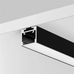 Алюминиевый профиль накладной-подвесной 25x22 (Черный, 2 м), ALM-2522-B-2M 633013 (Черный)