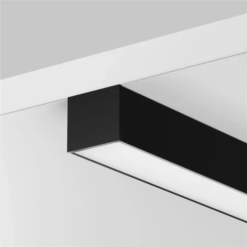 Алюминиевый профиль накладной-подвесной 25x22 (Черный, 2 м), ALM-2522-B-2M 633013 (Черный) - фото 4