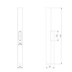 Настенный светильник 40124/LED (061986)