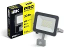 Прожектор светодиодный СДО 07-30Д 30Вт 6500К IP54 с датчиком движ. сер. IEK LPDO702-30-K03 - фото
