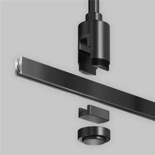 Крепление потолочное Short 78мм с вводом питания Flarity черный (Черный) - фото 4