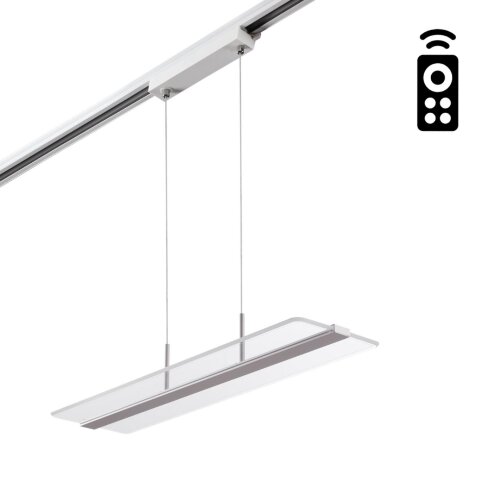 Подвес трековый для низковольного шинопровода диммируемый со сменой цв. температуры (управление - пу «Novotech» 358995, серия: ITER. Фото 1.