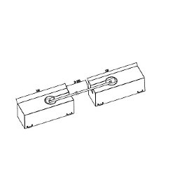 Угловой коннектор на проводе электрический гибкий Черный SY-CN-FLEX2-BL, SY-CN-FLEX2-BL 013166