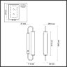 Бра с выключателем «ODEON LIGHT» 4270/10WL, дизайн: Модерн, серия: PONTE (крепление на планке). Фото 2.