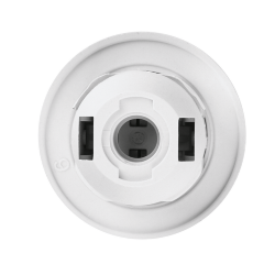 Патрон WOLTA WLH-007   E27 с кольцом, пластиковый, белый