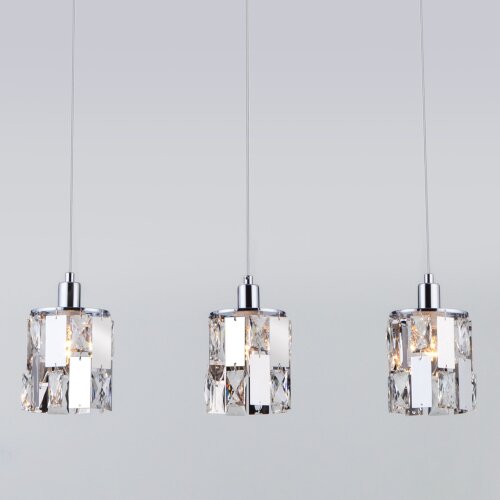 Подвесной светильник с хрусталем - фото 1