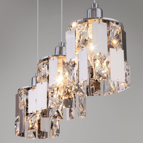 Подвесной светильник с хрусталем - Фото 3