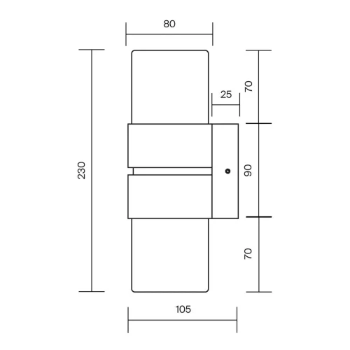 Настенный светильник (бра) Torris 3000К 12Вт (Латунь) - фото 3