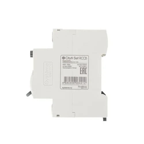 Выключатель дифференциального тока (УЗО) 4п 63А 300мА тип AC City9 Set 400В SE C9R66463 - фото 3