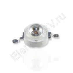 Мощный светодиод 1W emitter (40Lm, Red)