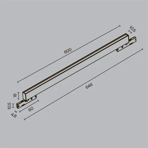 Трековый светильник Базис / Basis Levity 2700К 16Вт 100° (Черный) TR192-1-16W2.7K-B - фото 9