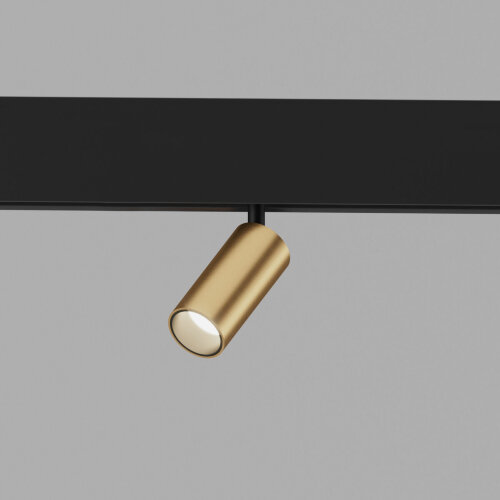 Slim Magnetic Трековый поворотный светильник 5W 4200K Cantors латунь - фото 1