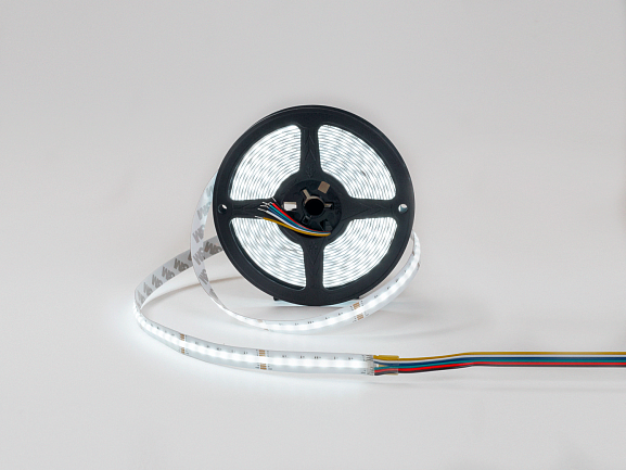 Светодиодная лента 5 в 1 COB, 560 LED/м, 16 Вт/м, 24В , IP20, Цвет: RGBWC, SWG-COB560-24-16-RGBWC - фото