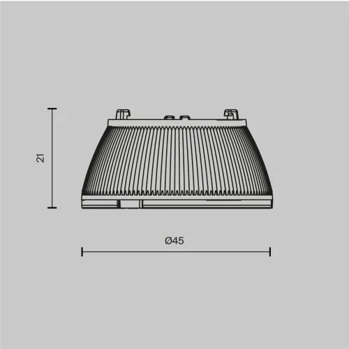 Линза для светильников серии Омут / Dip 15 Вт 25° (Прозрачный) Lens002D45-15W - фото 7