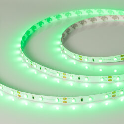 Светодиодная лента RT-А60-8mm 12V Green (4.8 W/m, IP20, 2835, 5m) (Arlight, Открытый) 010520(2)