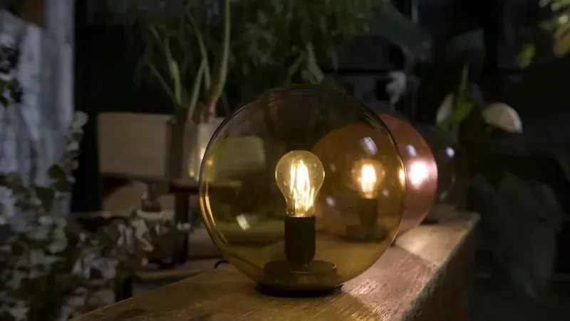 Светильник настольный 1*Е27 | Розовый | 1906 BUBBLE TABLE 250X245 | - LEDVANCE. Фото 4