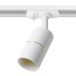 Трековый светильник WOLTA WTL-GU10/18WG под лампу GU10 Белый / золотой NIMB