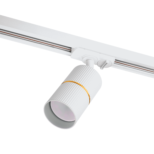 Трековый светильник WOLTA WTL-GU10/18WG под лампу GU10 Белый / золотой NIMB - фото 1.