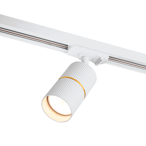 Трековый светильник WOLTA WTL-GU10/18WG под лампу GU10 Белый / золотой NIMB - фото 5.