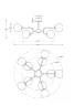 Подвесной светильник Эрих / Erich E14х10 (Никель) MOD221PL-10N - фото 3