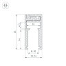Профиль KLUS-GLASS-810-2000 ANOD (Arlight, Алюминий) 019191 - фото 5