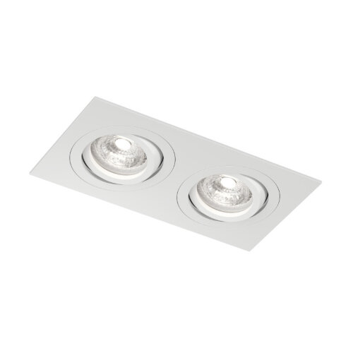 Встраиваемый влагозащищённый светильник HYDRO, IP44, 2?15 Вт LED макс., GU10, алюминий, белый. Фото 6