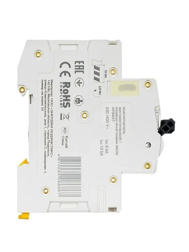 Выключатель автоматический модульный 2п C 63А M06N ARMAT IEK AR-M06N-2-C063 - фото 5